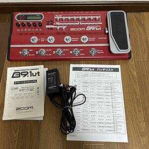 ZOOM B9.1ut Bass Effects Console ベース マルチエフェクター 真空管楽器 軽音楽 バンド 趣味 音出し確認済 現状品