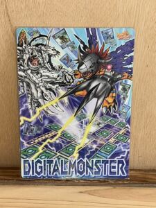 デジモンアドベンチャー　digital monster カードゲーム　cardgame 本郷あきよし　アニメ　新品　未使用　下敷き　ラスト