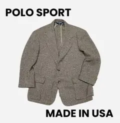 USA製　POLO SPORT ウールツイードジャケット ポロスポーツ