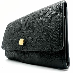 極美品 LOUIS VUITTON ルイヴィトン 6連キーケース ミュルティクレ アンプラント レザー ゴールド金具 ICチップ e0:16:3C:01:5E:B1:1B:74