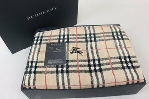 バーバリー BURBERRY タオルケット 140×200cm ノバチェック バーバリーチェック 綿100％ 西川産業【彩irodori】