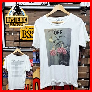 HYSTERIC GLAMOUR ヒステリックグラマー　フォトプリント　半袖Tシャツ　Ｍ　ホワイト