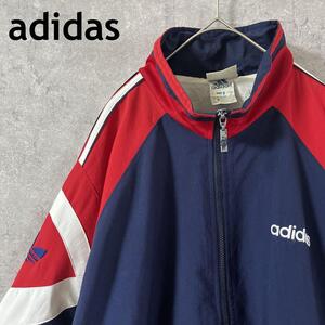 adidas KPI BADMINTONジップジャケット90s00sＬメンズX1