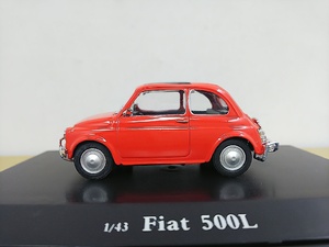 ■ HONGWELL/Cararamaホンウェル・カララマ 1/43 Fiat 500L 赤 フィアット モデルミニカー