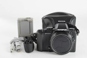 【動作美品】オリンパス OLYMPUS STYLUS 1s 動作確認済 バッテリー 革カメラケース付き