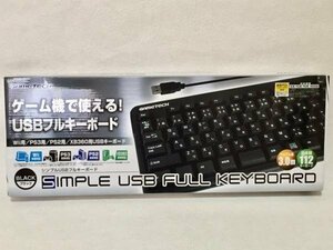 【新品】GAMETECH　USB フル キーボード YA0808