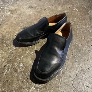 COMME des GARCONS HOMME PLUS Dr.Martens製 90s レザー スリッポン コムデギャルソンオムプリュス ドクターマーチン イギリス製 27.5cm