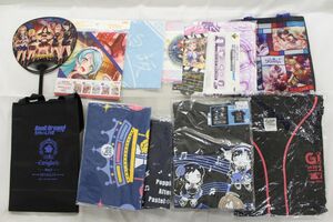 P00】アイドルマスター アイマス バンドリ うちわ 風呂敷 他 まとめ大量グッズセット品