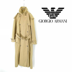 1989FW GIORGIO ARMANI ジョルジオアルマーニ ビンテージ トレンチ コート size 38 0313643