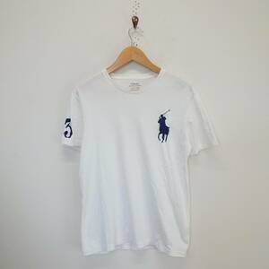 POLO RALPH LAUREN ポロ ラルフ ローレン 半袖 Tシャツ カットソー ビッグポニー 刺繍ロゴ S 10108917