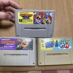 ナムコ スーパーファミコンソフト 3本セット