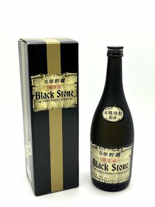 【東京都限定発送商品】【未開栓 箱付】5年貯蔵 本格焼酎 Black Stone ブラックストーン 720ml 41度 米こうじ 日本 国産 限定品【古酒】