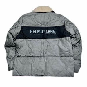 Helmut Lang ロゴ　メッシュ　ダウン　ジャケット