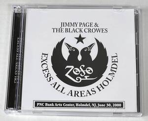 ◆JIMMY PAGE & BLACK CROWES/ジミー・ペイジ&ブラッククロウズ◆EXCESS ALL AREAS HOLMDEL(2CD)00年ニュージャージー/プレス盤