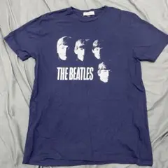 THE BEATLES/ビートルズ Tシャツ ネイビー 半袖