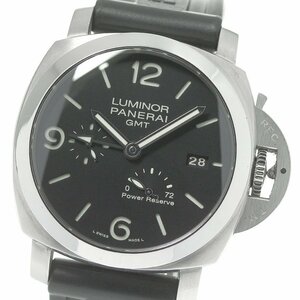 パネライ PANERAI PAM00347 ルミノール1950 3デイズ GMT パワーリザーブ 自動巻き メンズ _802182