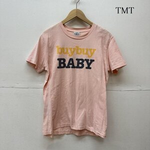 ティーエムティー buy buy BABY ロゴ Tシャツ ダメージ加工 Tシャツ Tシャツ L 桃 / ピンク