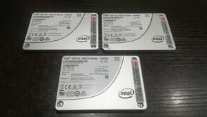 【動作品/3個セット】Intel SSD SSDSC2BX200G4 S3610 Series [200GB SATA]2.5インチ