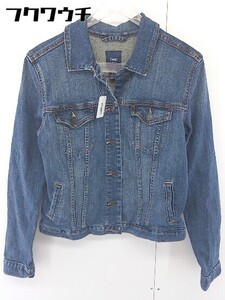 ◇ GAP ギャップ 長袖 デニム ジャケット Gジャン サイズXS インディゴ レディース