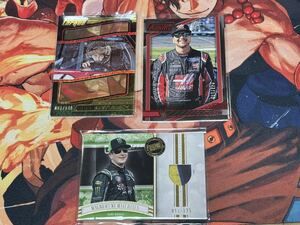 Panini TORQUE PressPass Racing KURT BUSCH レリック シリアル カード 3枚セット NASCAR ナスカー Race-Used Tire