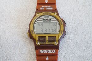 F861 稼働品 TIMEX IRONMAN 8LAP タイメックス アイアンマン 8ラップ ラバー メンズ デジタル 腕時計 ブランド アクセサリー