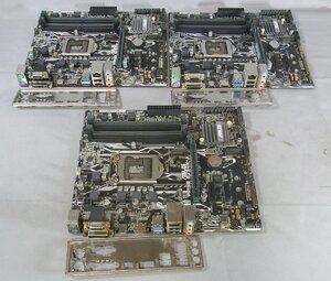 B42617 O-10044 ASUS PRIME B250M-A LGA1151 マザーボード 3枚セット ジャンク