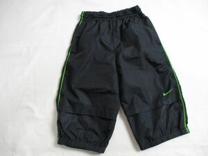 BC516【NIKE】ナイキ　裏地メッシュ？ スポーツ　ブレーカー　パンツ　男女児　黒　100