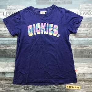 Dickies ディッキーズ レディース ボタニカル ロゴプリント 半袖Tシャツ L ネイビーブルー