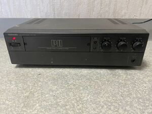 TOSHIBA 東芝 アンプ AMPLIFIER MODEL AVA-204 通電確認のみ確認済み