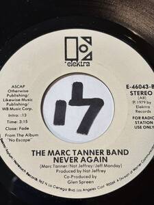 試聴 1979 初期スティーリー・ダンお好きな方に THE MARC TANNER BAND NEVER AGAIN / SHE’S SO HIGH 新品カルトAOR 