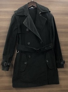 ラルフローレン RALPH LAUREN アウター レディース トレンチコート ブラック 黒 7262278OSTC