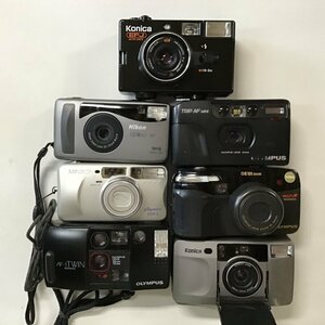 カメラ Konica EFJ , Nikon 310 , Capios 150s まとめ 7個 清掃済み コンパクト 本体 現状品 [9057VMC]