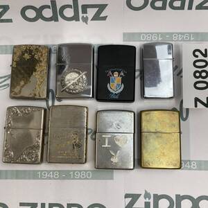 1円スタート zippo ウインディ ソリッドブラス 他 おまとめセット 8個 オイルライター ジッポー Z0802