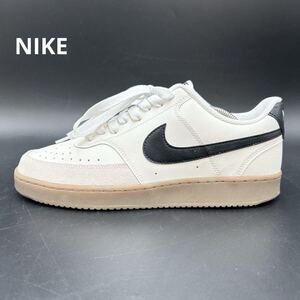 1円 【未使用保管品】 NIKE ナイキ 【圧倒的存在感】 コート ビジョン メンズ ローカット スニーカー シューズ 靴 ホワイト ブラック 27cm