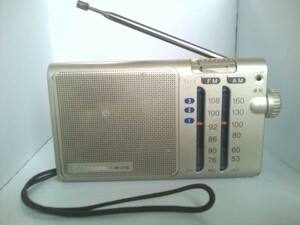 動作品★Panasonic ワイドFM対応 FM/AMコンパクトラジオ RF-U150 