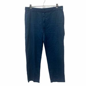 Dickies チノパンツ ワークパンツ W42 ディッキーズ ネイビー ビッグサイズ 古着卸 アメリカ仕入 2408-40