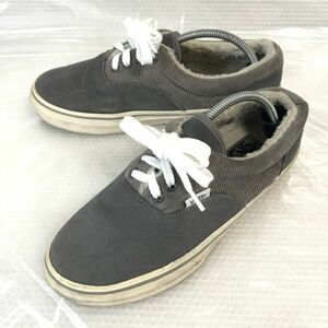 VANS/バンズ★暖かボア/秋冬ローカットスニーカー【23.0/グレー/gray/スエード×コーデュロイ/】sneakers/Shoes/trainers◆Q-438