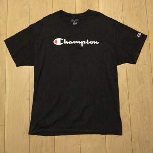 USA古着卸 XLサイズ Champion チャンピオン ロゴ プリント Tシャツ 