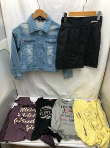 女の子 子供服 140cm セット sister JENNI mezzo piano ジージャン スカート 半袖 長袖 Tシャツ まとめ売り キッズ 春秋 23092602i2