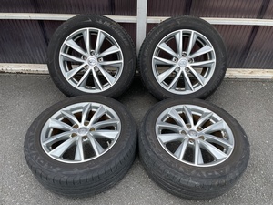 NISSAN ニッサン ZV37 YV37 HV37 スカイライン 純正 225/55R17 5H PCD114.3 ミシュラン ヨコハマ 2021年製 中古品