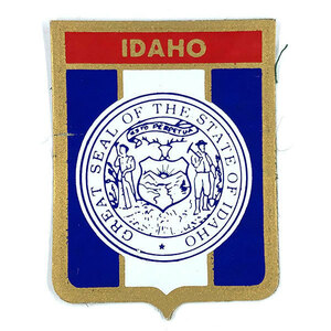 アイダホ州 ビンテージ リフレクティブ デカール 2枚組 IDAHO Vintage REFLECTIVE Decal 反射 ステッカー デッドストック