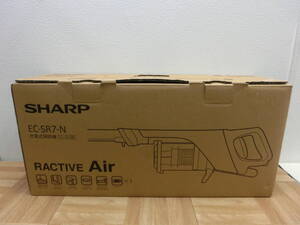 moe/6422/0130/SHARP 充電式コードレススティッククリーナー サイクロン式 RACTIVE Air EC-SR7-Nゴールド系/未使用品