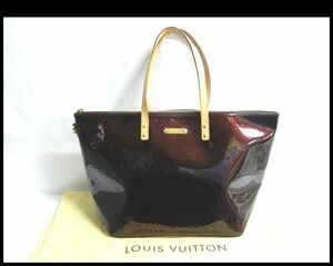 中古 美品 LOUIS VUITTON ベルヴューGM M93589 ヴェルニ アマラント トートバッグ ショルダーバッグ 肩掛けバッグ ルイヴィトン USED品