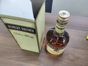 古酒　未開栓　ROBERT BROWN(ロバートブラウン) 　760ml 43％ ウイスキー特級