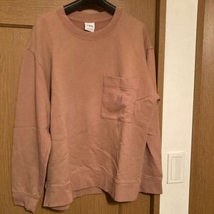 【美品】ZARA ザラ　スウェット　ピンクベージュ　USA Lサイズ　