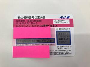 ANA株主優待券 有効期限2025年5月31日 1枚 未使用