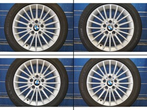 F30 BMW3シリーズ純正ホイール＋ポテンザS001 RFT●17インチ7.5J＋37 5穴PCD120●225/50R17●4本●ラグジュアリー●(nW585