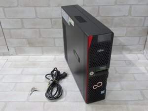 ▲08029 Ω 新TTPC 1922h 保証有 富士通【 PRIMERGY TX1320 M4 】【 OS無 / Xeon E-2124 3.3GHz / 1TB SATA 2.5インチ×2 / 8GB 】鍵付