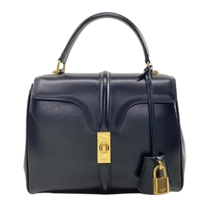 セリーヌ CELINE ハンドバッグ 188003BEY.38NO 16 (セーズ) スモール 黒 美品 バッグ