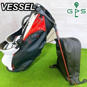 良品 VESSEL Player 3.0 ベゼル キャディバッグ スタンド式